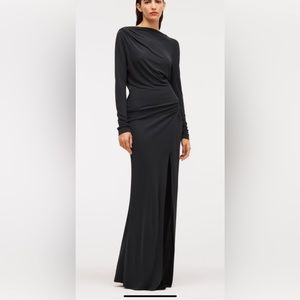 ZARA draped backless dress